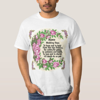 Snygg Ro Bröllop Vows t-shirt