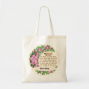Snygg Ro Bröllop Vows tote bags Tygkasse