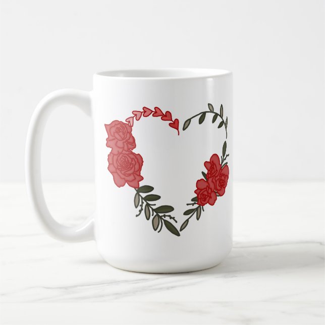 Snygg Ro Heart Kaffemugg (Vänster)