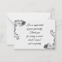 Snygg Ro Ram efter ett brutalt tack Anteckningskort