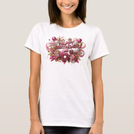 Snygg röd HAPPY BIRTHDAY 6TH specialbeställd t-shi T Shirt