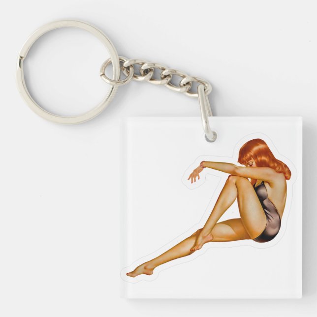 Snygg rödbrud, Pin-up Girl (Framsidan)