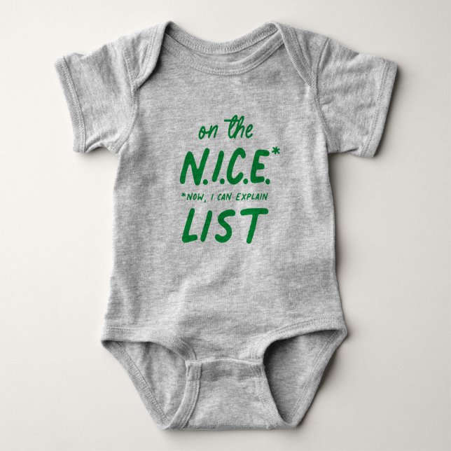 Snygg, rolig grönt jul t shirt (Framsida)