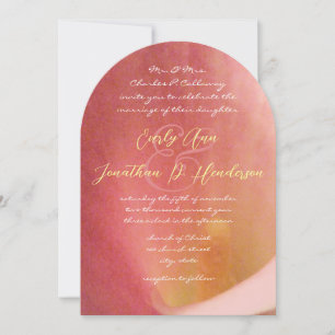 Snygg Romantic Cala Lily Wedding-inbjudan Inbjudningar