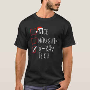 Snygg röntgenstråle - jullista Radiographe T Shirt