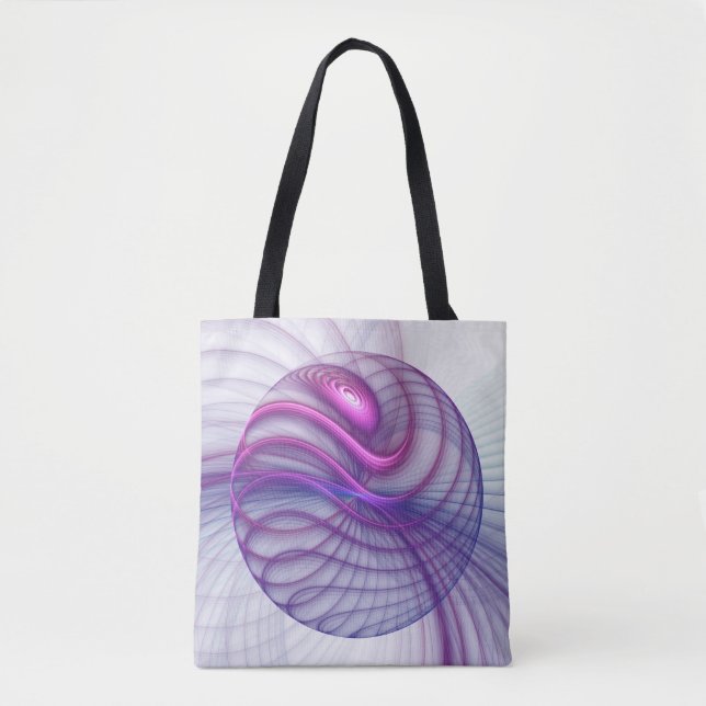 Snygg Rosa av modern Abstrakt Fractal Art Tygkasse (Framsida)