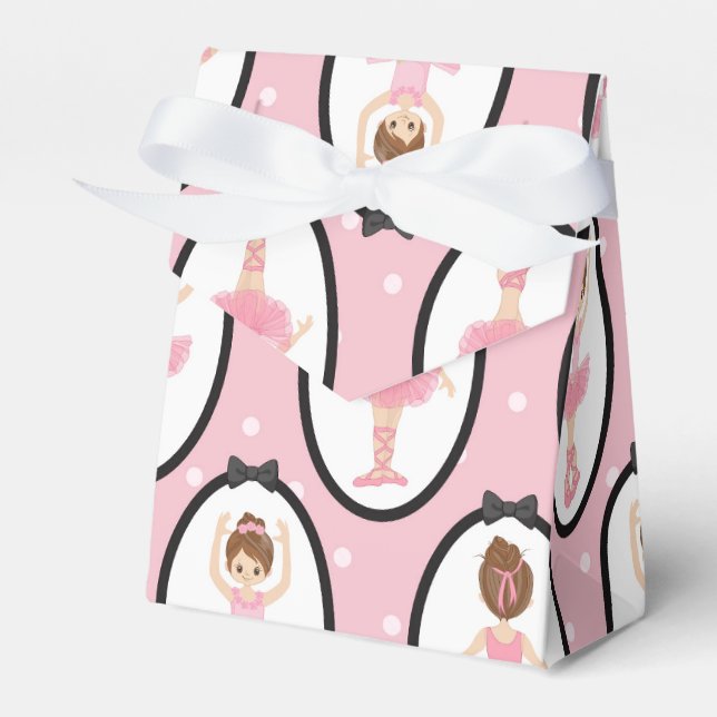 Snygg Rosa Ballerina Presentaskar (Framsidan Sidan)