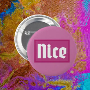 Snygg Rosa Box Typografi Knapp