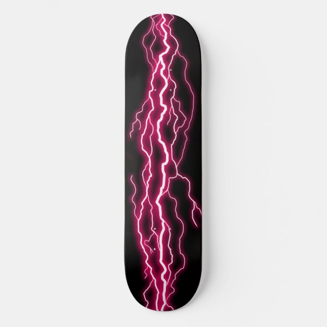 Snygg rosa elektrisk skateboard (Framsida)