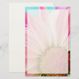 Snygg Rosa Flower Close Photo Brevpapper
