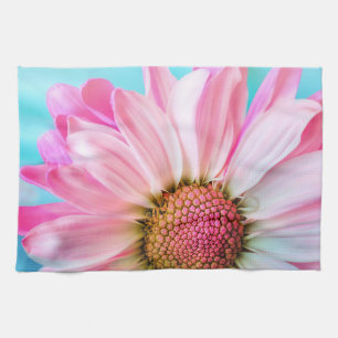 Snygg Rosa Flower Close Photo Kökshandduk