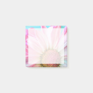 Snygg Rosa Flower Close Photo Post-it Block