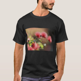 Snygg Rosa Flower T Shirt