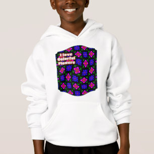 Snygg Rosa Flowers Mönster T Shirt