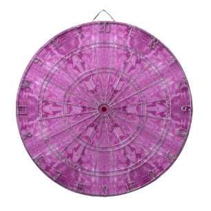 Snygg Rosa Girl Snöre Kaleidoscope Mönster Darttavla
