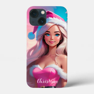Snygg Rosa Julflicka 01