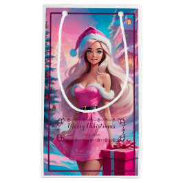 Snygg Rosa Julflicka 01