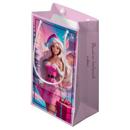 Snygg Rosa Julflicka 01