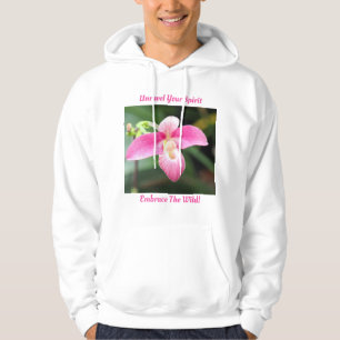 Snygg Rosa Orchid Hoodie