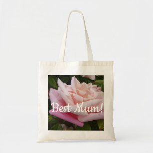 Snygg Rosa ros, bästa Morsa-blomma Tygkasse