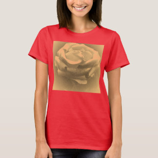 Snygg Rosa ros-bild T Shirt