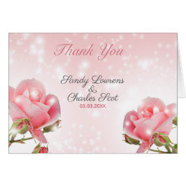 Snygg Rosa ros Hälsningskort