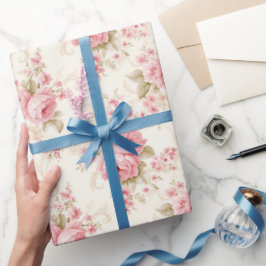 Snygg Rosa ros Presentpapper