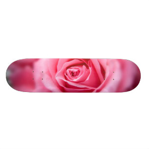 Snygg Rosa ros Skateboard Bräda 21,5 Cm