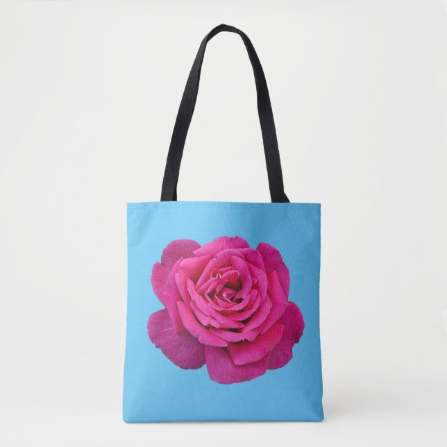Snygg rosa ros tygkasse (Framsida)