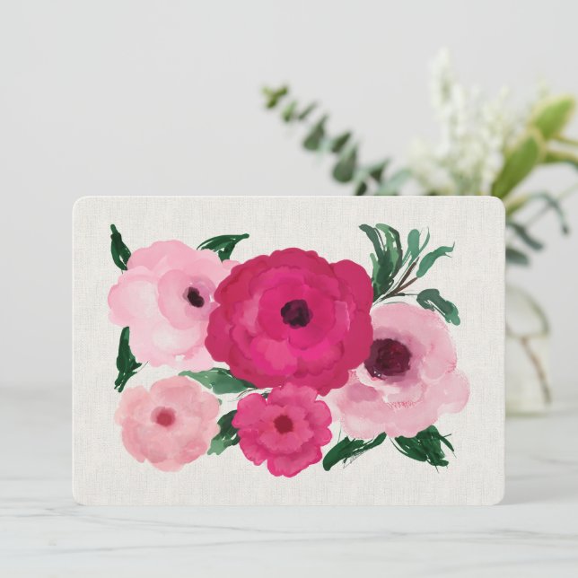 Snygg Rosa ros valfri Tillfälle (Stående Fram)