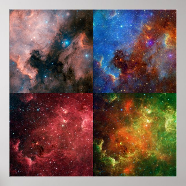Snygg rymd poster (Framsidan)