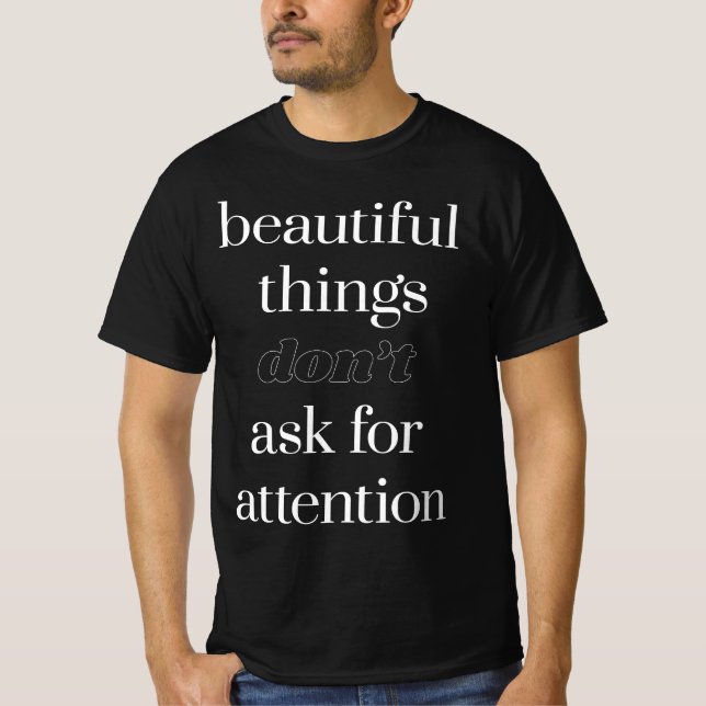 Snygg Sak Manar värdet-Shirt T Shirt (Framsida)