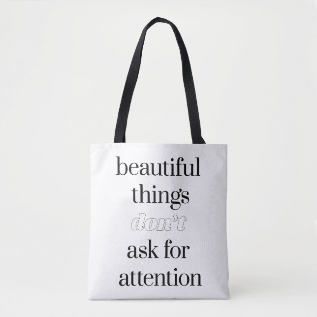 Snygg Sak Shoulder Tote Bag Tygkasse (Framsida)