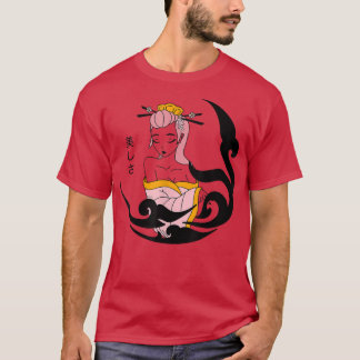 Snygg Sakura Princess Japansk Stil T Shirt