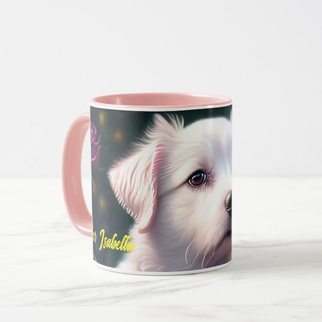 Snygg samling av Hund och Ro Mugg (Framsida vänster)