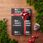 Snygg Sarcasm-jullista Presentpapper<br><div class="desc">Snygg Sarcasm-jullista</div>