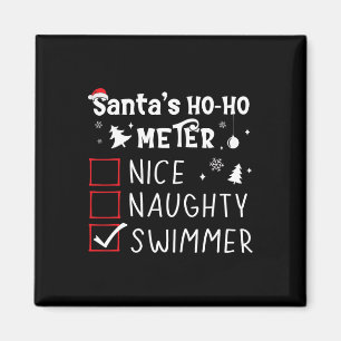 Snygg Saughty Swimmer-jullista Swimming Funny Magnet