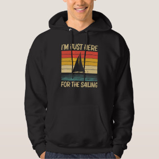 Snygg segling för män kvinnor båt nautisk segel B Hoodie