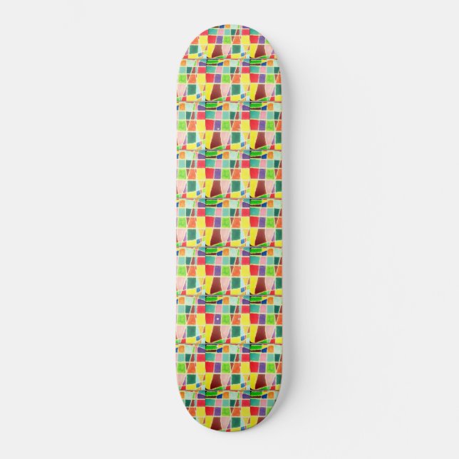 Snygg senaste retro fantastisk Färg Mini Skateboard Bräda 18,5 Cm (Framsida)