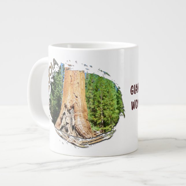 Snygg Sequoia Jumbo Mugg! Mugg (Framsida vänster)
