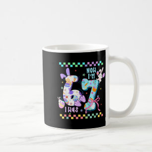 Snygg sex sju 67 påskharen rolig 6 7 födelsedag kaffemugg
