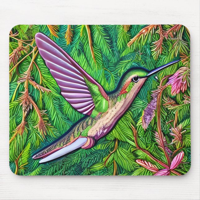 Snygg Shabby chic Little Hummingbird. Musmatta (Framsidan)