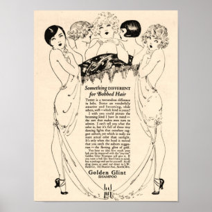 Snygg Shampoo Ad 1920 Poster