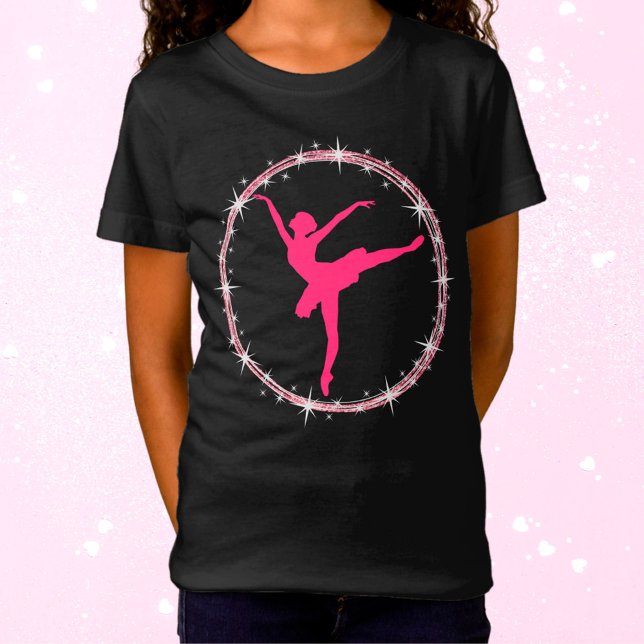 Snygg Shock rosa Ballerina Twinkle T Shirt (Skapare uppladdad)