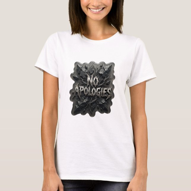 Snygg Silver INGA URASKTER Custom T-shirt (Framsida)