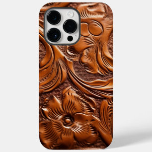 Snygg simulerad Western tooled Leather Mönster