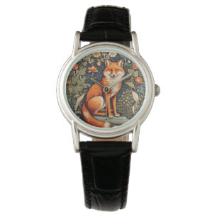 Snygg Sitta Red Fox William Morris Inspired Armbandsur
