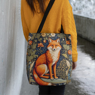 Snygg Sitta Red Fox William Morris Inspired Tygkasse
