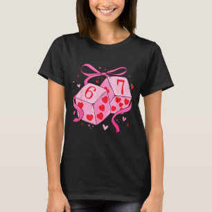 Snygg Six Seven Alla Hjärtans Dag 6 7 Meme Rolig C T Shirt