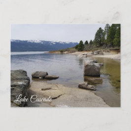 Snygg Sjö Cascade Shoreline Vykort